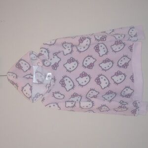 Hello Kitty Fleece Hoodie in Soft Pink
